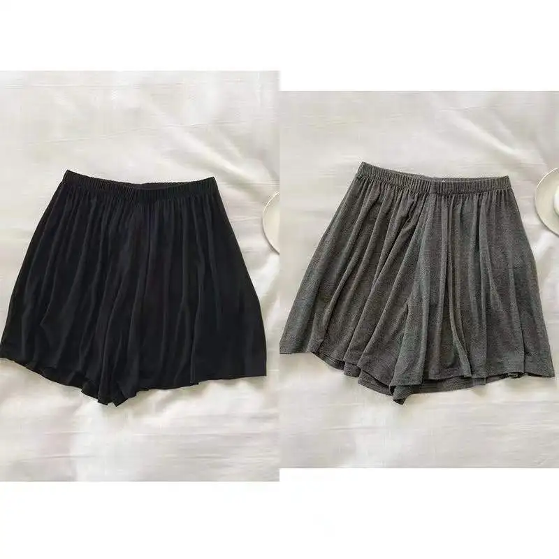 Description Picture 6 of itemSummer Women's Shorts Modal Breathable Solid Color Sports Fashion Casual High Waist Shorts Super Lightweight Home Clothes