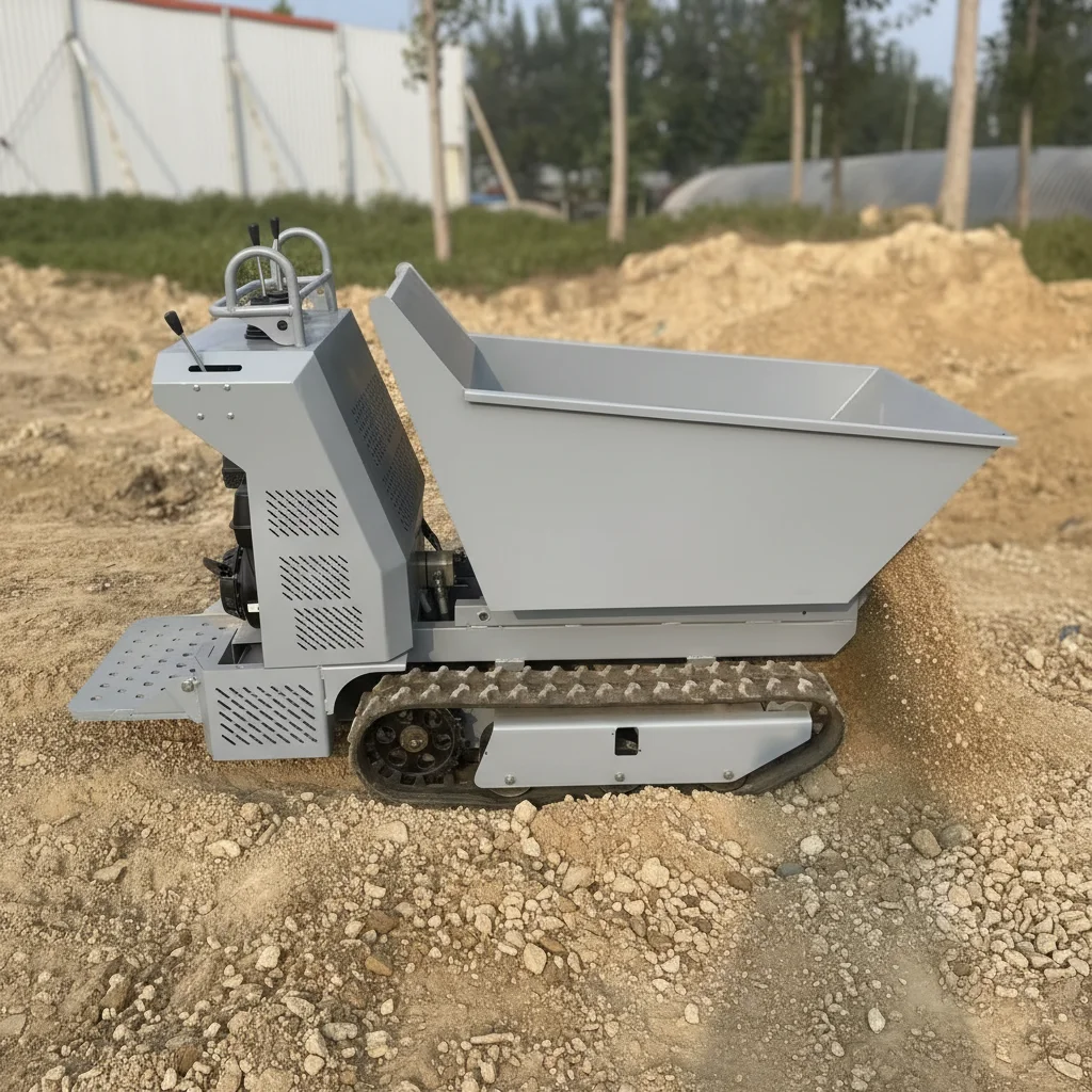 Kompakter Raupendumper EPA EURO 5 Mini-Raupentransporter Baumaschine Schnelle Lieferung