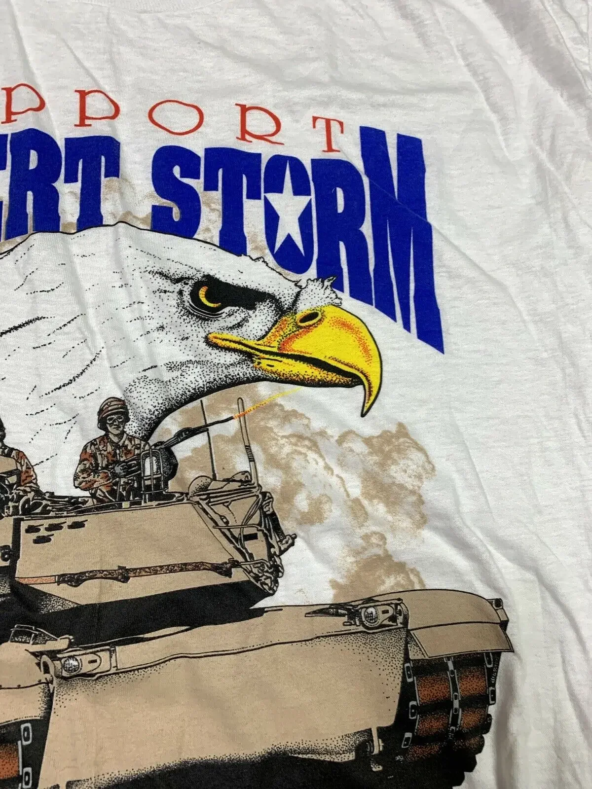 VTG Operation Desert Storm T-Shirt Military Tank Men's 100% Cotton Casual T-shirts Loose Top Size S-3XL 6