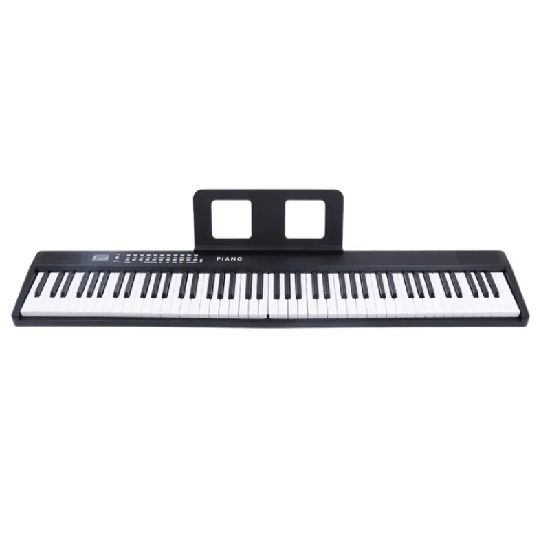 Portable 88 Keys Foldable Electronic Organ Digital Piano Multifunctional Electronic Keyboard Piano Student Musical Instrument