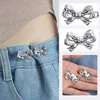 Bowknot Button Adjuster for Pants Skirts Waist Tightener Adjustable Waist Buckle for Jeans No Sewing Required Clothing Supplies 1