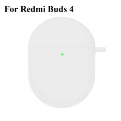 Soft Silicone Cover for Wireless Bluetooth Earphones (Buds 4 white)