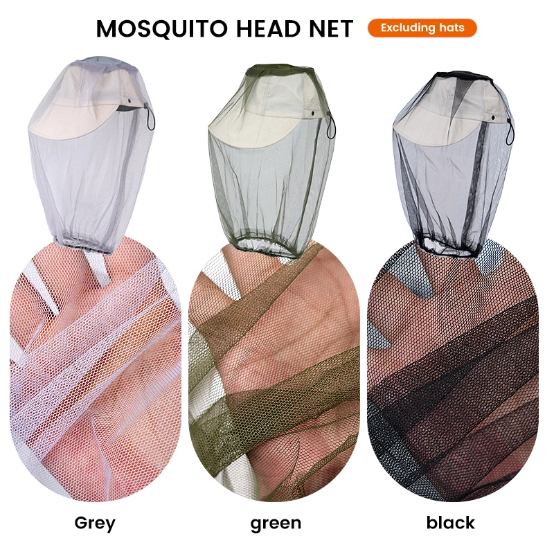 Anti Bee Cap Outdoor Anti-Mosquito Fishing Hat Portable Head Cover Collecting Honey Breathable Sunshade Mask Preventing Bees beekeeping tools beekeeping accessories