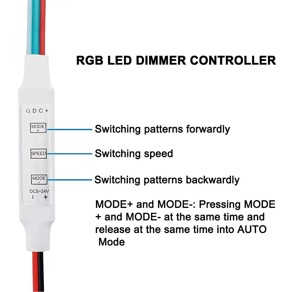 รูปสินค้า มินิคอนโทรลเลอร์ RGB LED ปรับแสงได้หลากหลาย