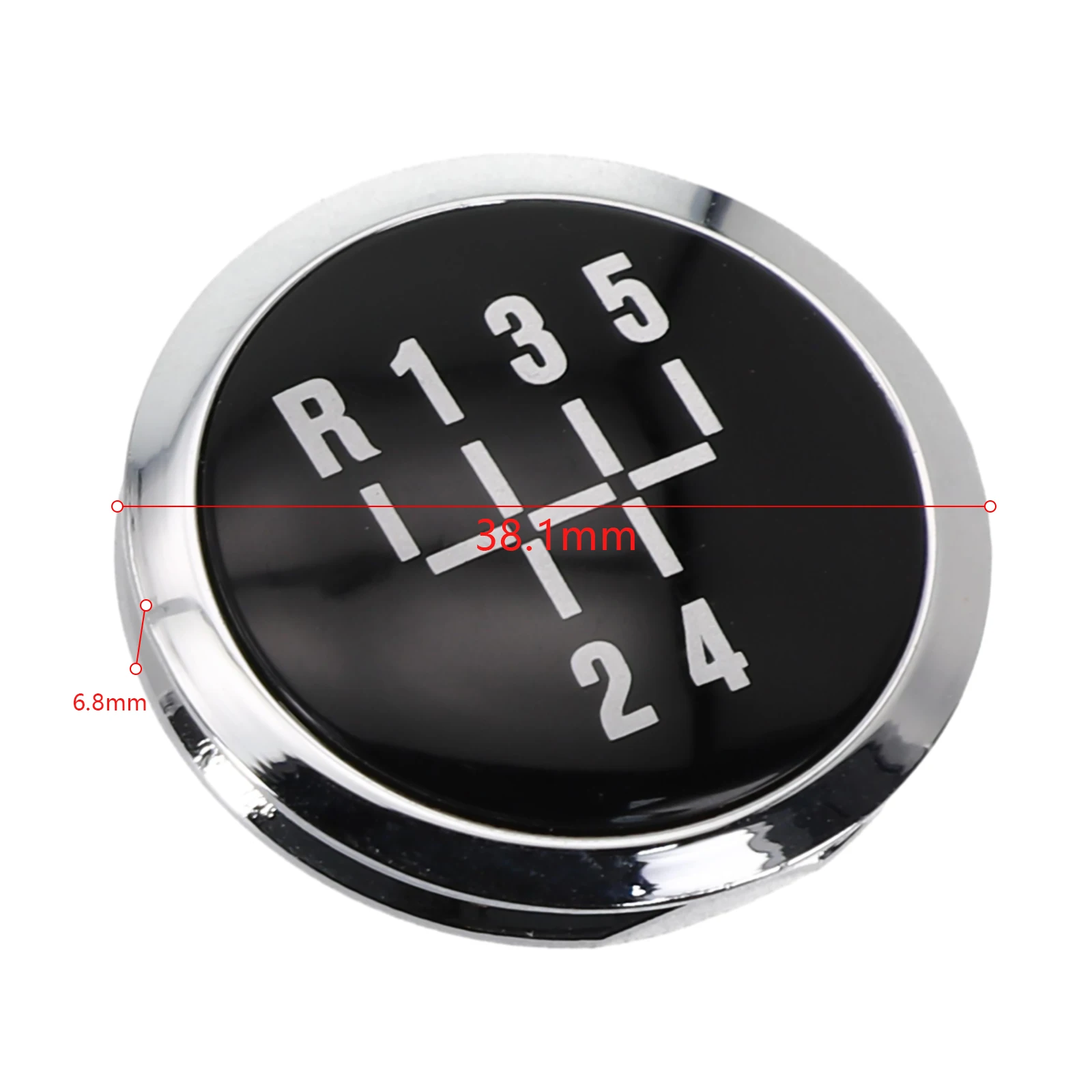 

1x 5 Speed Gear Knob Cap Cover Top Badge Protector For VAUXHALL For OPEL Astra H Corsa D 2004-10 Gear Knob Cap Replace