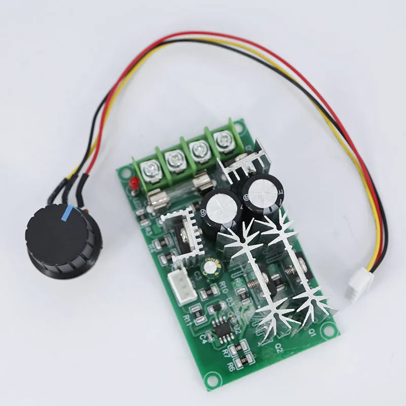 고전력 PWM DC 모터 속도 컨트롤러 스위치 DC 20A 60A 12/24/36/48V 전류 전압 조정기 DC 10-60V PWM 드라이브 모듈 N6