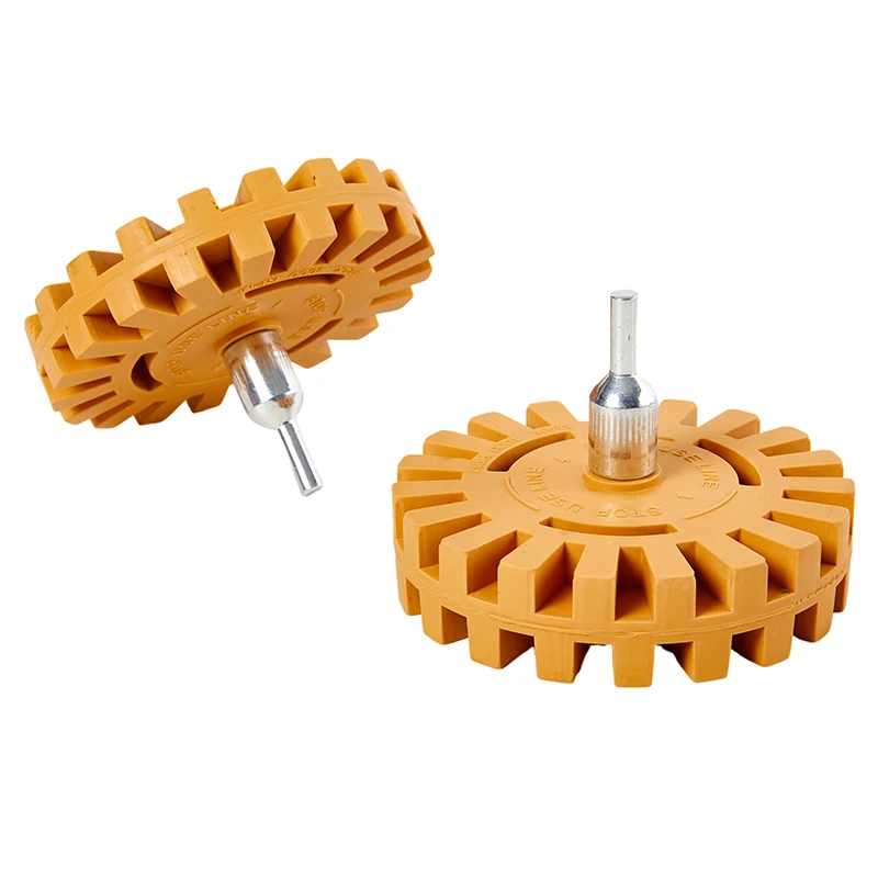 8cm/10cm Car Pneumatic Rubber Eraser Wheel Pad Rubber Disk Decal Eraser Wheel Sticker Remover Paint Cleaner Auxiliary Tool car sticker remover