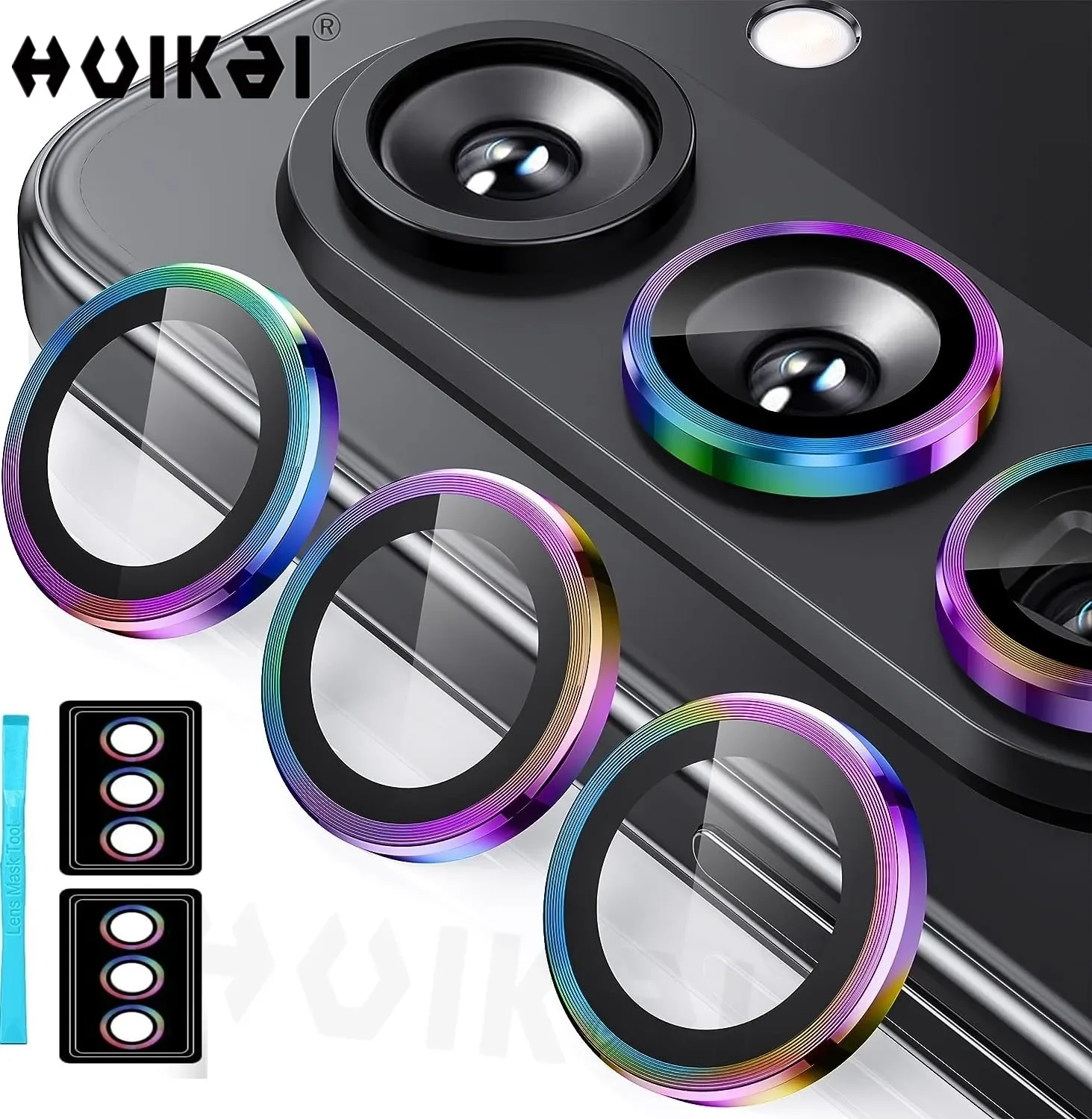 Enhanced Camera Lens Protector - 2 PCS Tempered Glass & Metal Scratch-Resistant Cover