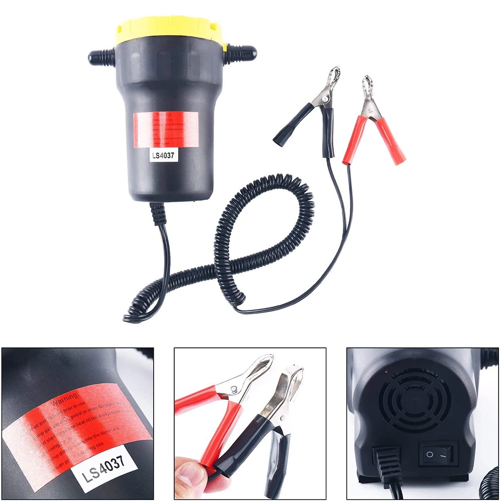 12v 24v Oil Change Pump Extractor Electric Self-priming Fuel Pump Built-in Bypass Valve Filter For Truck Rv Boat Accessories,oil change pump