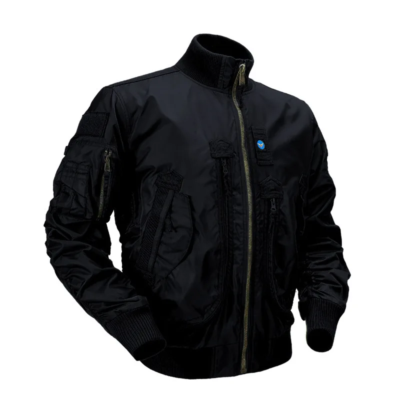 Autumn Jacket Trekking Bomber Retro Motorcycle Cold Mountaineering Heavy Sports Baseball Windshield Techwear