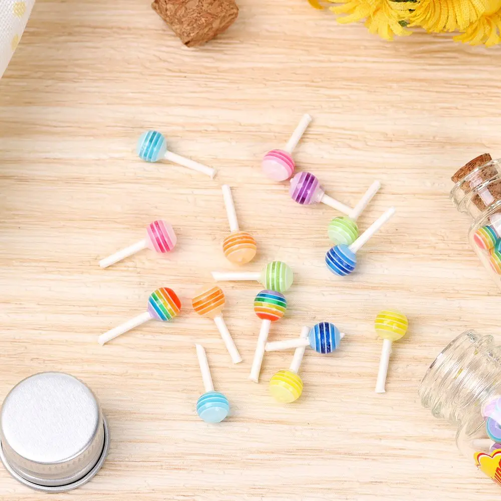 1/12 Scale DIY Accessories Doll House Photography Props Lollipops With Jar Dollhouse Miniature Food Simulation Sugar Candy Box