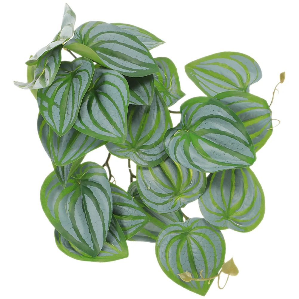 

Reptile Suction Cups Hanging Plants Fake Aquarium Decorations Habitat Indoor Live Terrarium