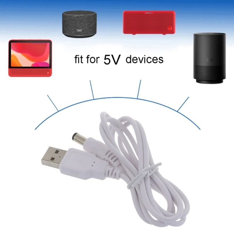 Universal USB to DC Power Plug Charging Cable