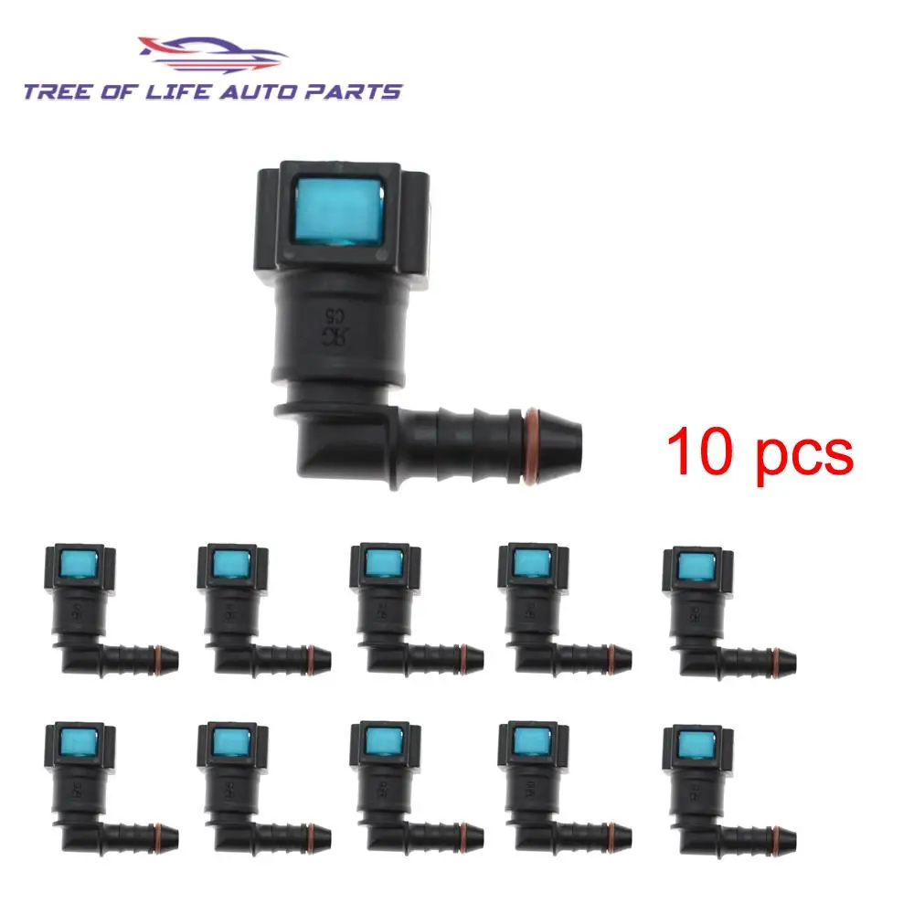 2/5/8/10 7.89 ID6 Auto Car Fuel Line Hose Coupler Quick Release Connect Connector Fuel Line Rubber Hose Coupler Carburetor Part car fuel hose coupler