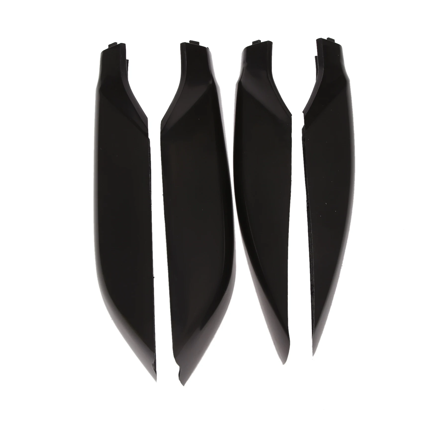 

4X Black Silver Roof Rack Cover Rail End Lid Protection Case for LAND CRUISER PRADO 150 LC150