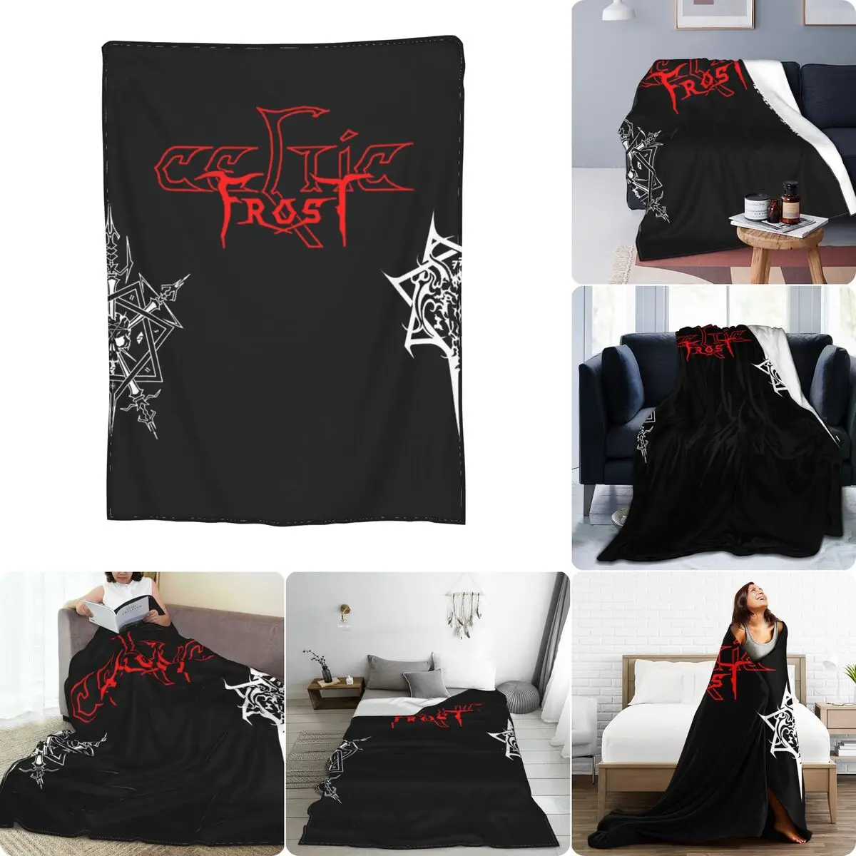 Ультрамягкое Флисовое одеяло Celtic Frost роскошное постельное белье двухцелевое