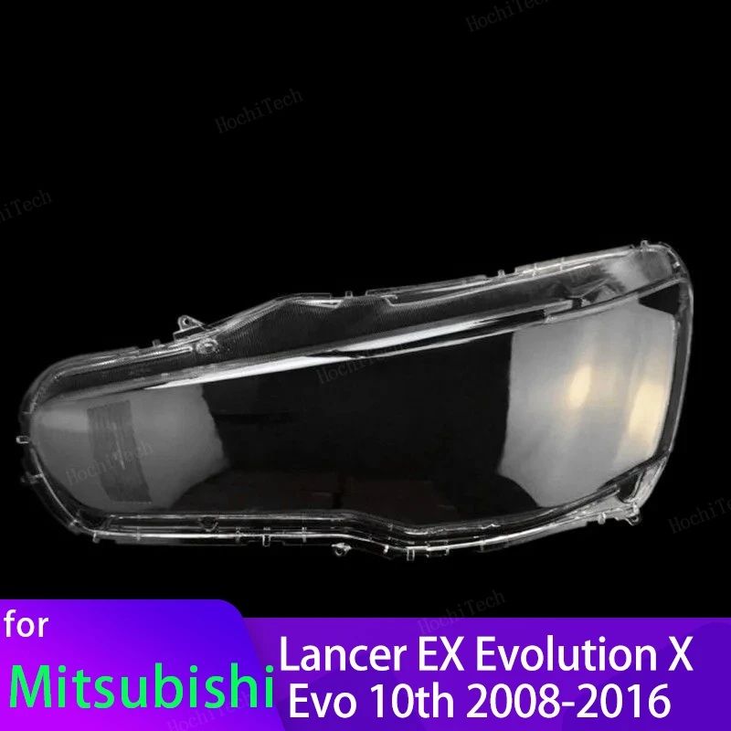 Copertura Faro Anteriore Per Mitsubishi Lancer Ex Evolution X Evo 10Th 08-16 Alloggiamento Fari Anteriori Lente Shell Copertura In Vetro