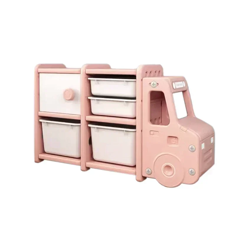 Children Bedroom Furniture Plastic Toy Shelf Kids Cabinet Storage Box for Sale on sale