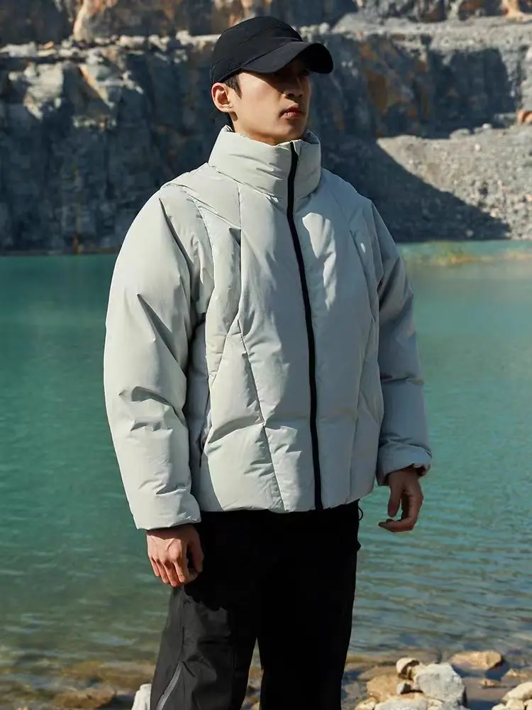 Catchus 24aw Detachable sleeve down jacket vest water resistant breathable material fingerholed techwear gorpcore