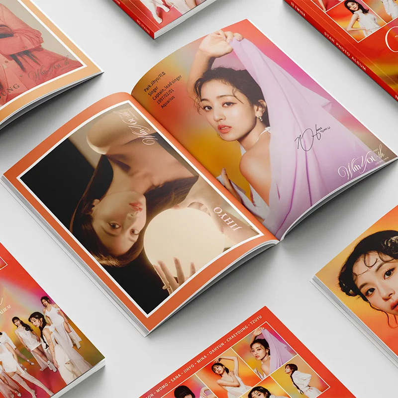 Kpop TWICE New Album 13th Mini With YOU-th HD Photo Gallery Sticker Poster Bookmark Collection Card Nayeon Momo Mina Fans Gift