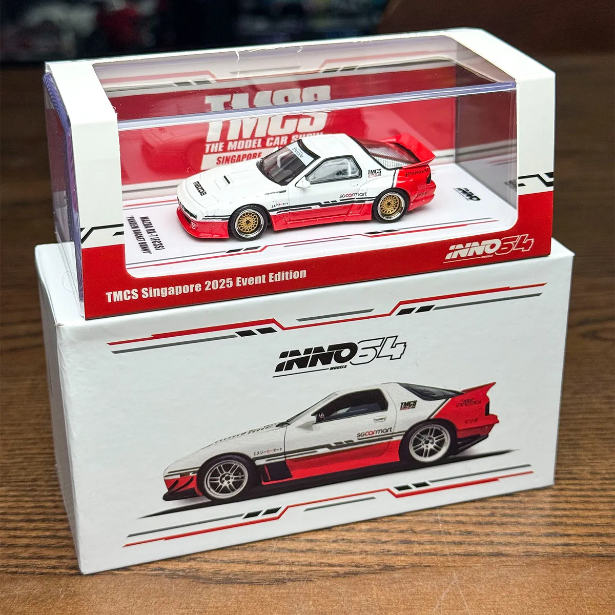 INNO 1/64 RX7 FC3S TMCS Singapore 2025 Event Edition модель