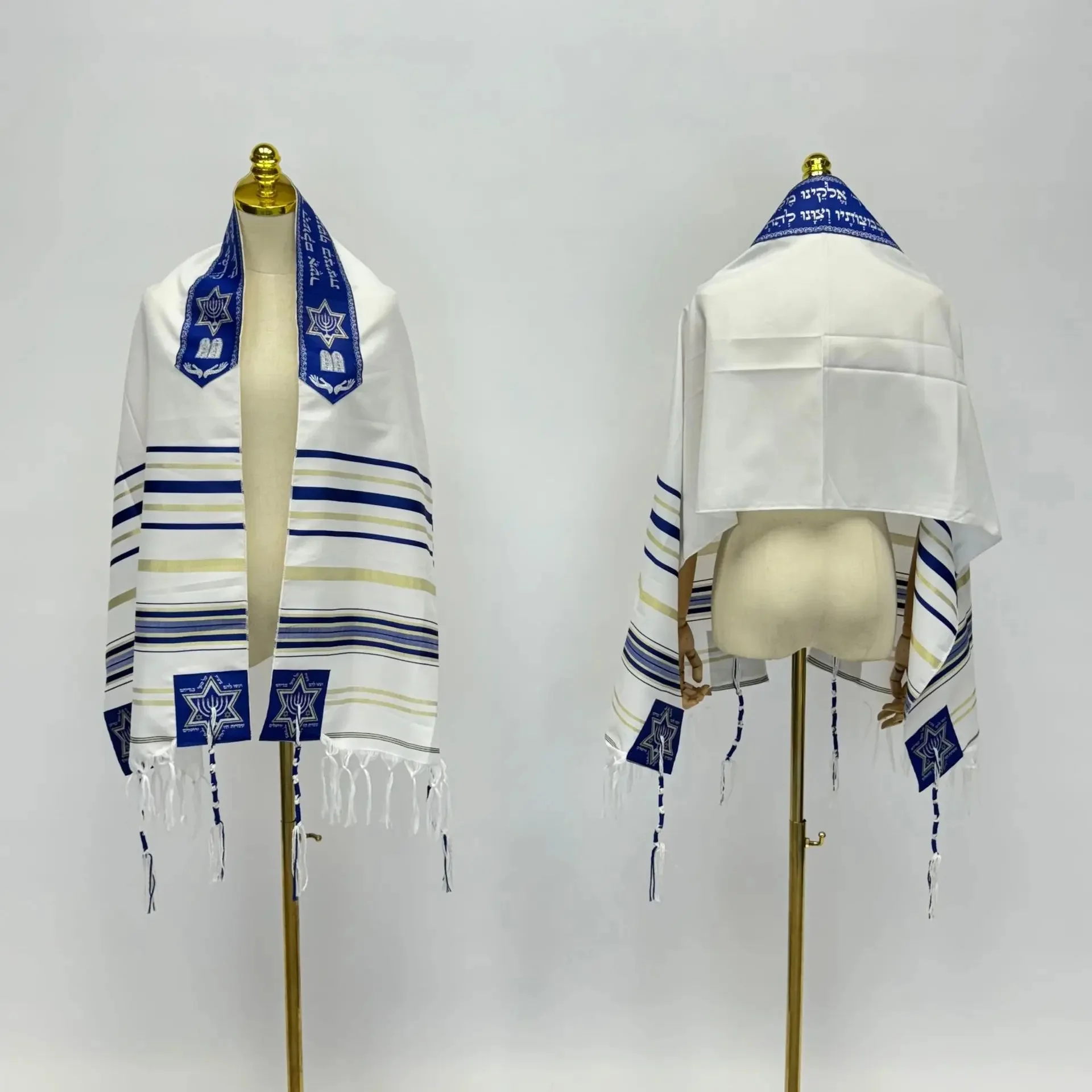 Sapphire blue prayer towel 50CM wide (with gift bag)