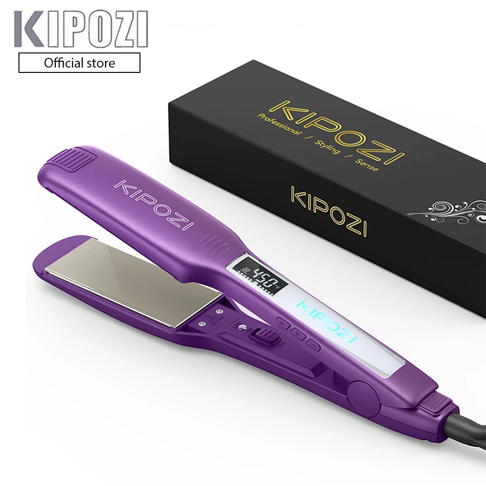 KIPOZI KP 139 Professional Hair Straightener Fast Heat Smart Timer Flat