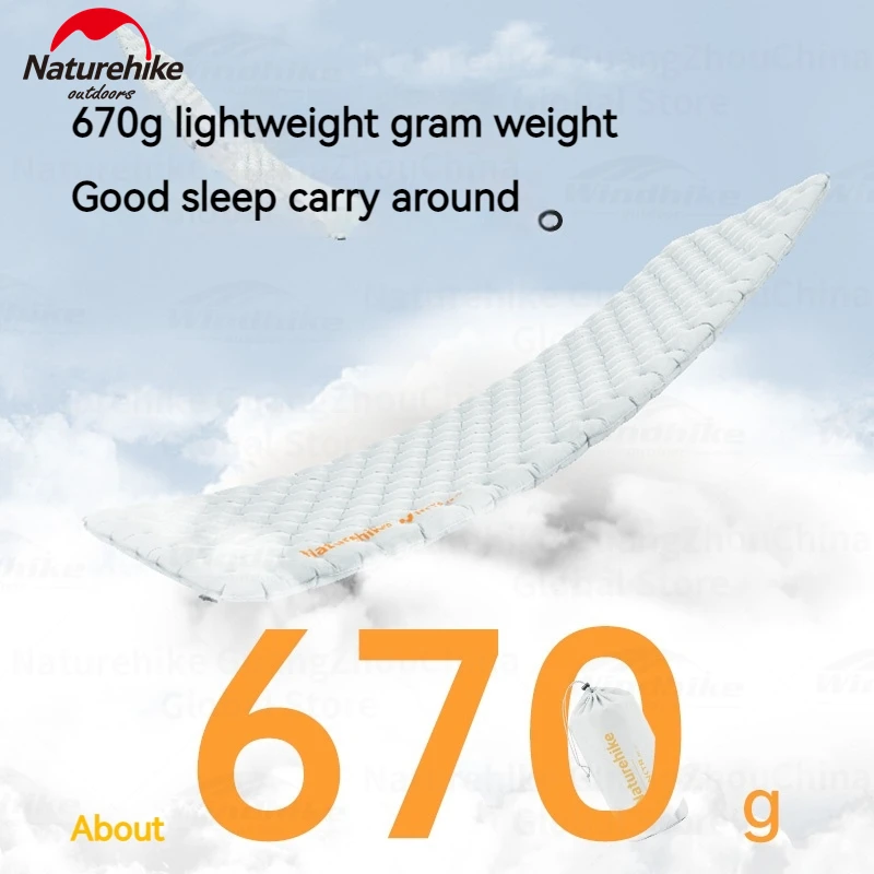 Naturehike R3.2 Air Mat Inflatable Mattress Ultralight Camping Sleeping Pad Ultralight Outdoor Hiking Travel Warm Portable inflatable mattress camping mattress