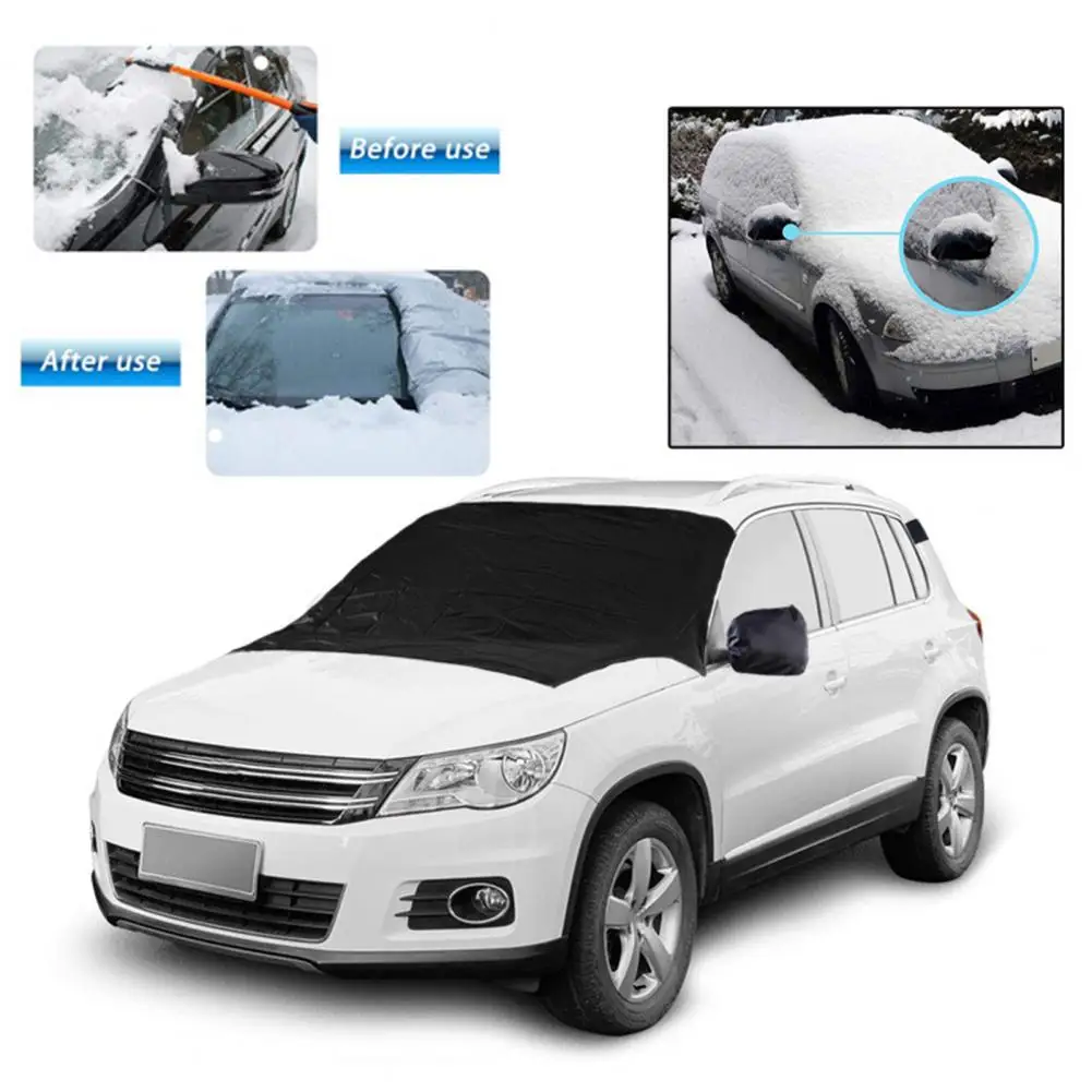 Windshield Snow Cover Car Snow Winter Car Accessories Windshield Rearview Mirror Covers for Ice for Easy Ultimate