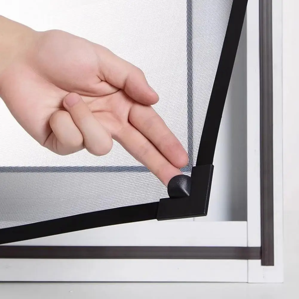 Window Screen Magnetic Anti-mosquito Screen with Strong Adhesion Adjustable Mesh Window for Prevention Adjustable Window Screen 5