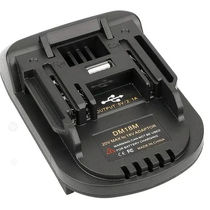 DM18M Battery Adapter for Makita 18V Tools Convert for Dewalt 20V Battery & Milwaukee M18 18V Battery to Makita 18V Battery