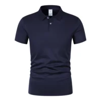 Polo de couleur unie ultra-léger pour hommes, chemise respirante à séchage rapide, anti-transpiration, adaptée au fitness, à la salle de sport et à la course 6