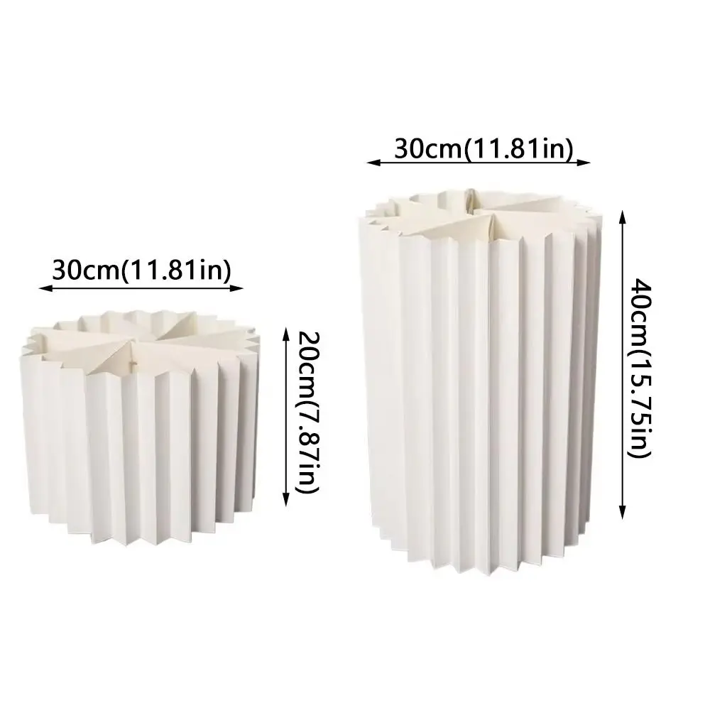 Ins Style Foldable Roman Pillar Dessert Rack White Paper Roman Column Flower Stand DIY Cylinder Display Stand Dessert Table