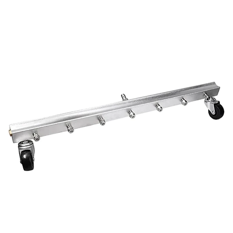 

2X High Pressure Washer Undercarriage Cleaner 7 Nozzle Road Cleaning Tool, 4000 PSI Road Cleaning Machine