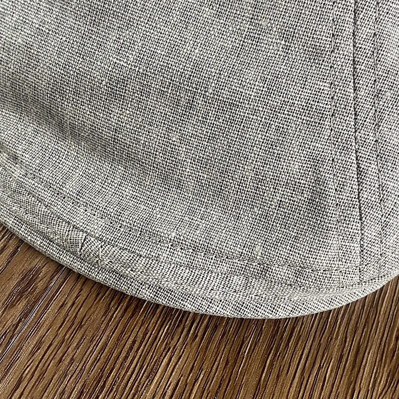 Frühling männer Flachs Atmungsaktive Berets Sommer Retro Newsboy Caps Frauen Männer Blau Ivy Cap Erreichte Maler Kappen Fahrer Flache kappe NZ289 – Detail 5