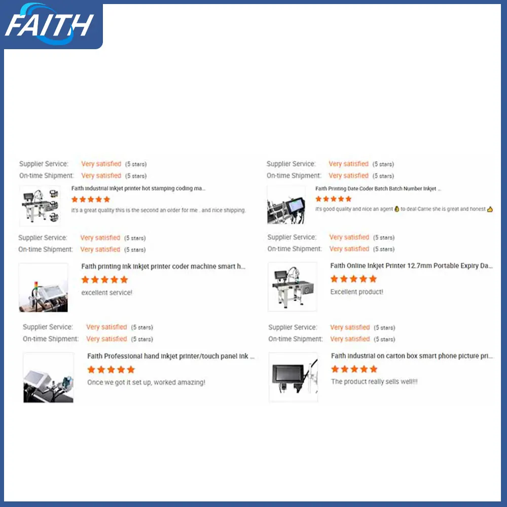 Faith KD210S 온라인 잉크젯 프린터, 컴퓨터 및 스캐너 연결, 가변 데이터 바코드 인쇄, 고정밀 잉크젯 프린터