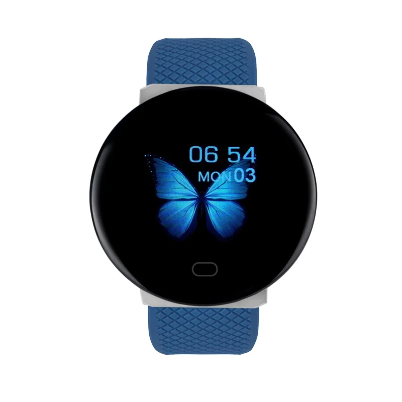 D19 Color Screen Smart Watch Heart Rate Blood Pressure Call Information With Bluetooth Connection Mobile Phone Men Women Watches 