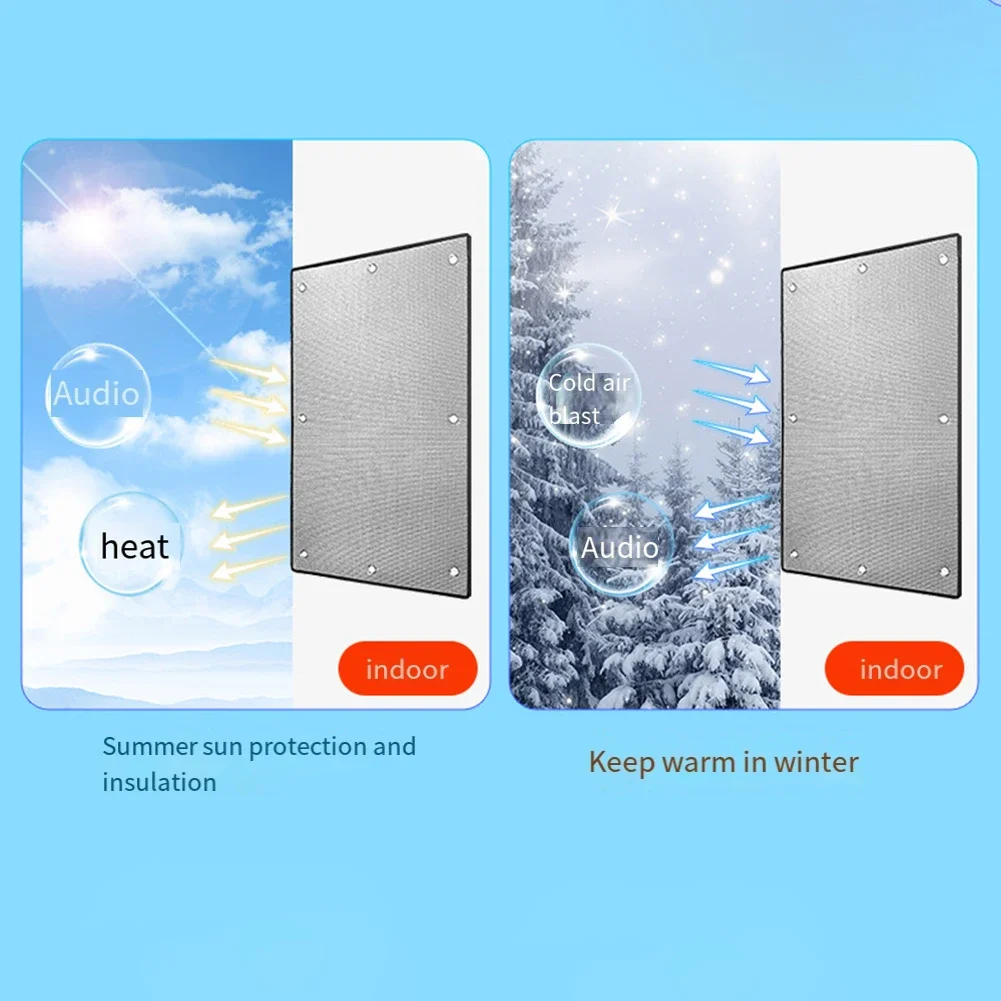 Window film 1pcs Window Film Blackout Aluminum Foil Double Layer UV Block Privacy Window Films Glass Sunshading Board Home Film