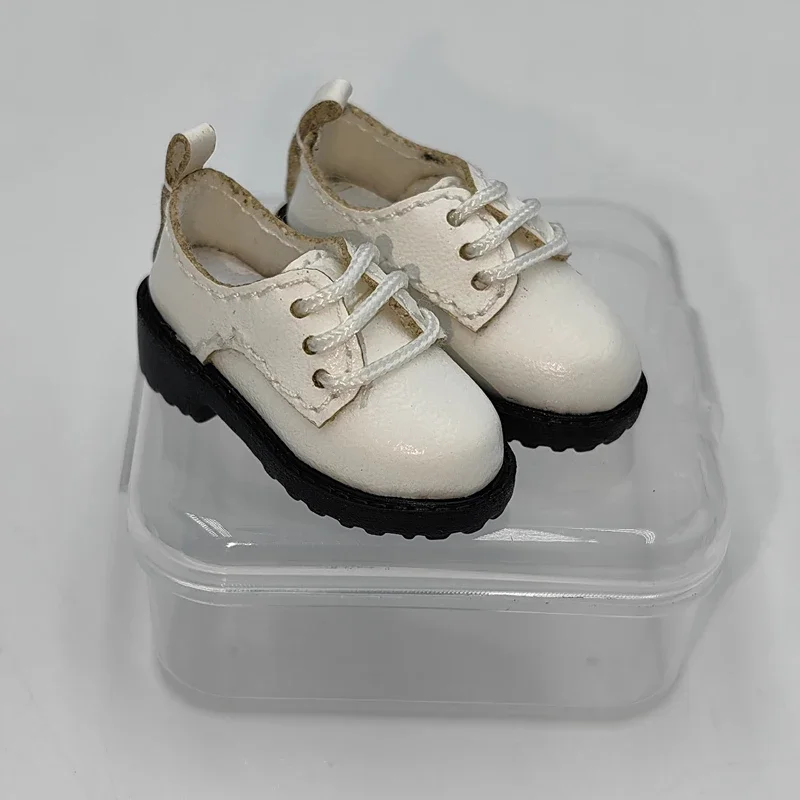 Blythe Puppe Schuhe Stiefel Legging für Azone Socke OB23 OB24 Puppe Schwarz Weiß Spitzenstrumpf – Detail 12