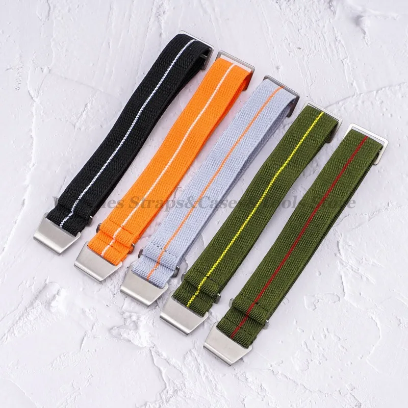 Versatile Parachute Elastic Nylon Watch Strap - Outdoor Sport & Military Style Accessory