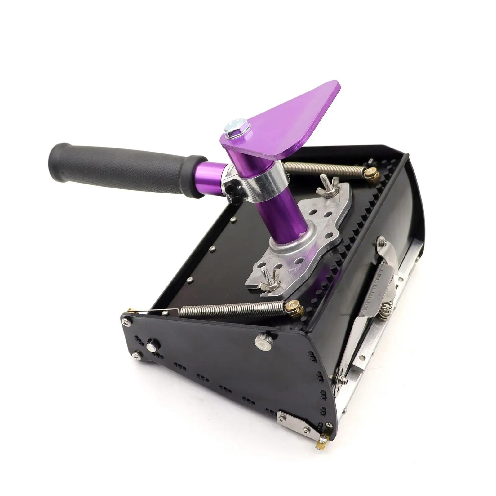 Drywall Flat Box Handle Anti Slip Grip Aluminum Alloy Flat Finisher Box Handle Portable for Plasterboard Wallboard