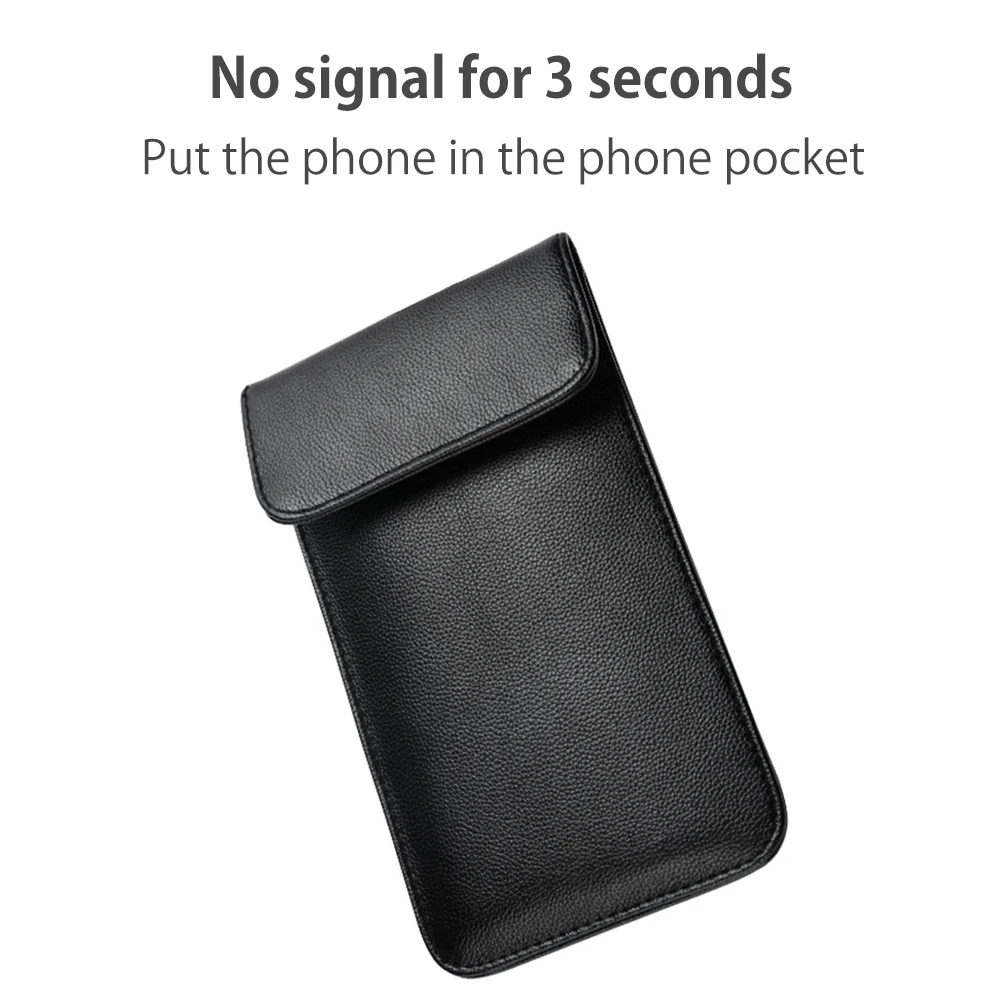 

Cell Phone Signal Blocking Jammer Pouch Bag Anti-Tracking Radiation GPS Shielding Passport Sleeve Wallet Case Car Key Bag