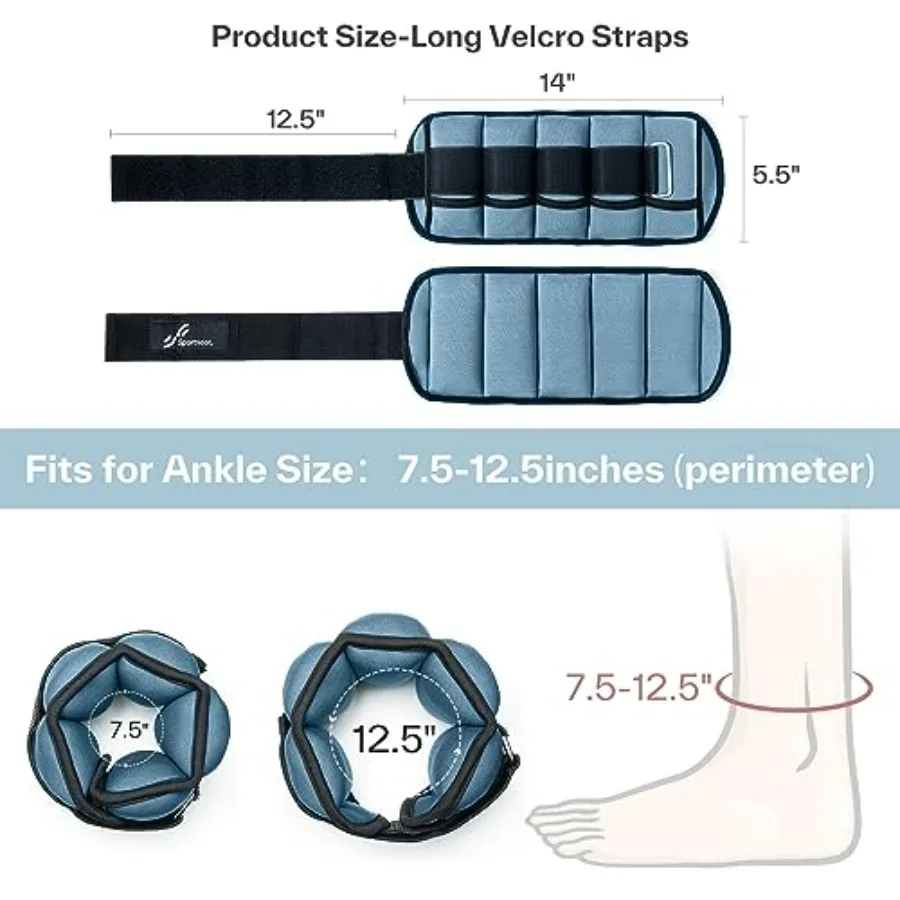 Adjustable Ankle Weights with Dumbbells