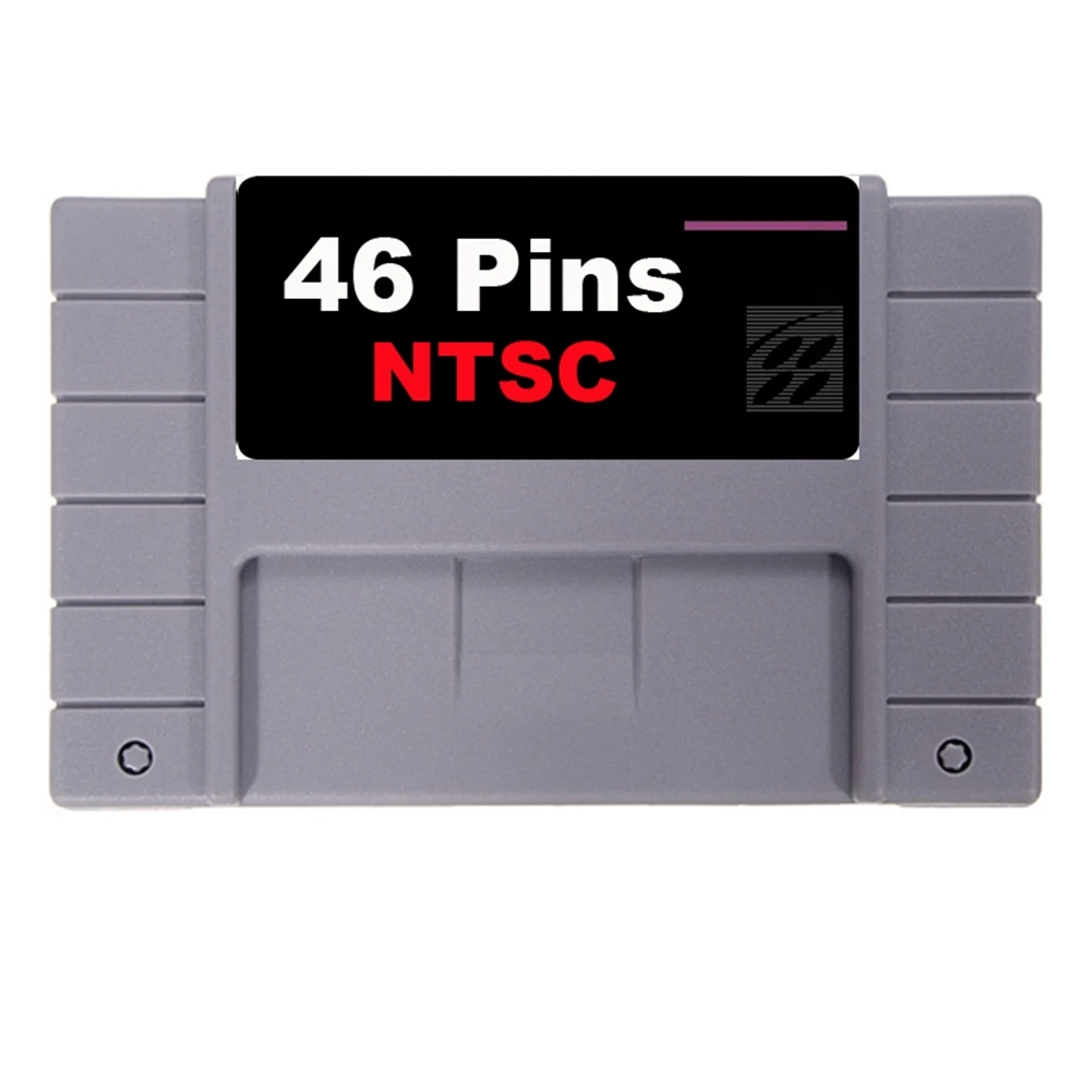 Carte Da Gioco Singole 46 Pin 16Bit Big Grey Game Card Per Console Di Gioco Usa Ntsc