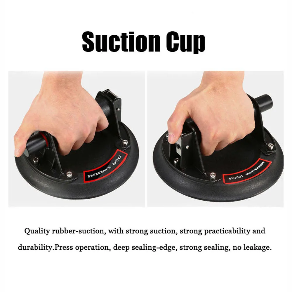 8 Inch Vacuum Suction Cup 220kg with Copper Handle Ventosas Para Vidrio Heavy Duty Lifter for Granite Tile Glass Manual Lifting