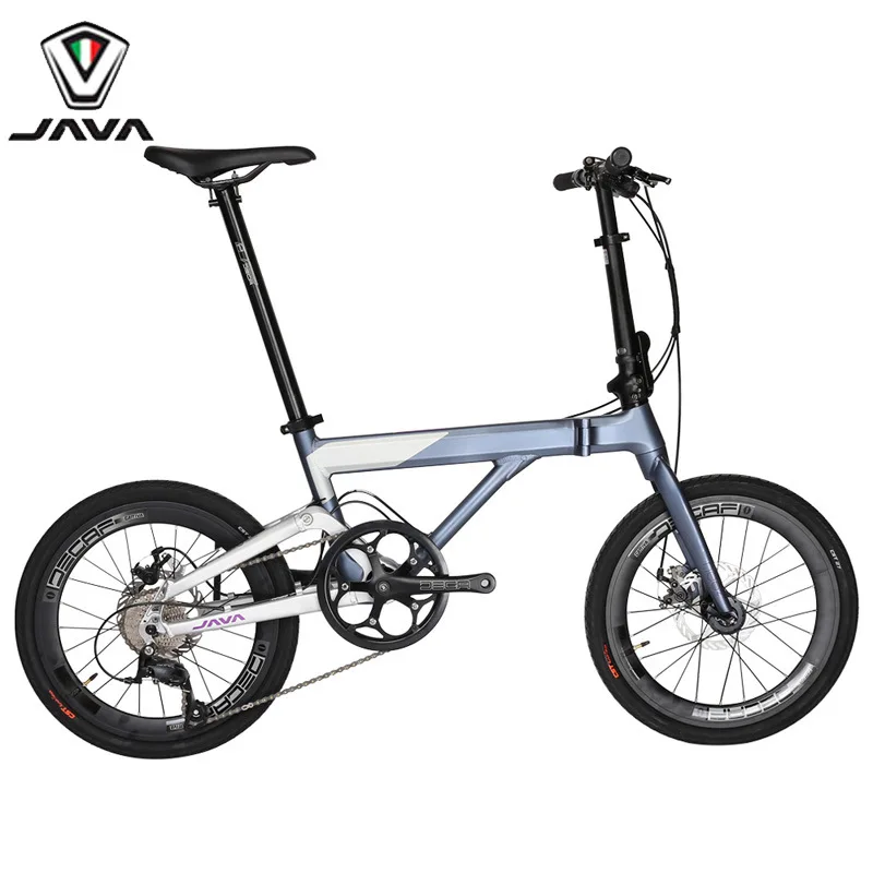 Java NEO2 Small Wheel Bicycle Neo Aluminum Alloy Folding Bike 20 inch Disc  Brake 9 Speed 406 Wheel Set MINI Foldable Cycling