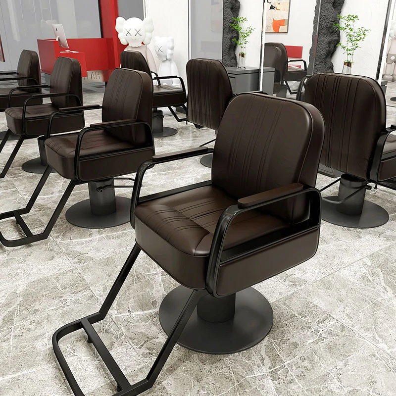 

Modern Reception Barber Chairs Tattoo Beauty Massage Shampoo Barber Chairs Cosmetic Commercial Silla Barberia Furniture SR50BC
