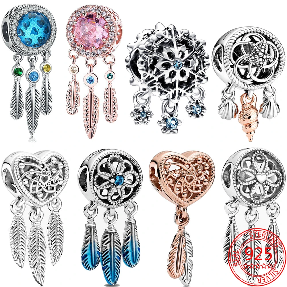 calado Plata de Ley 925, abalorio de para pulsera Pandora, regalo de joyería para chica de verano|Amuletos| - AliExpress
