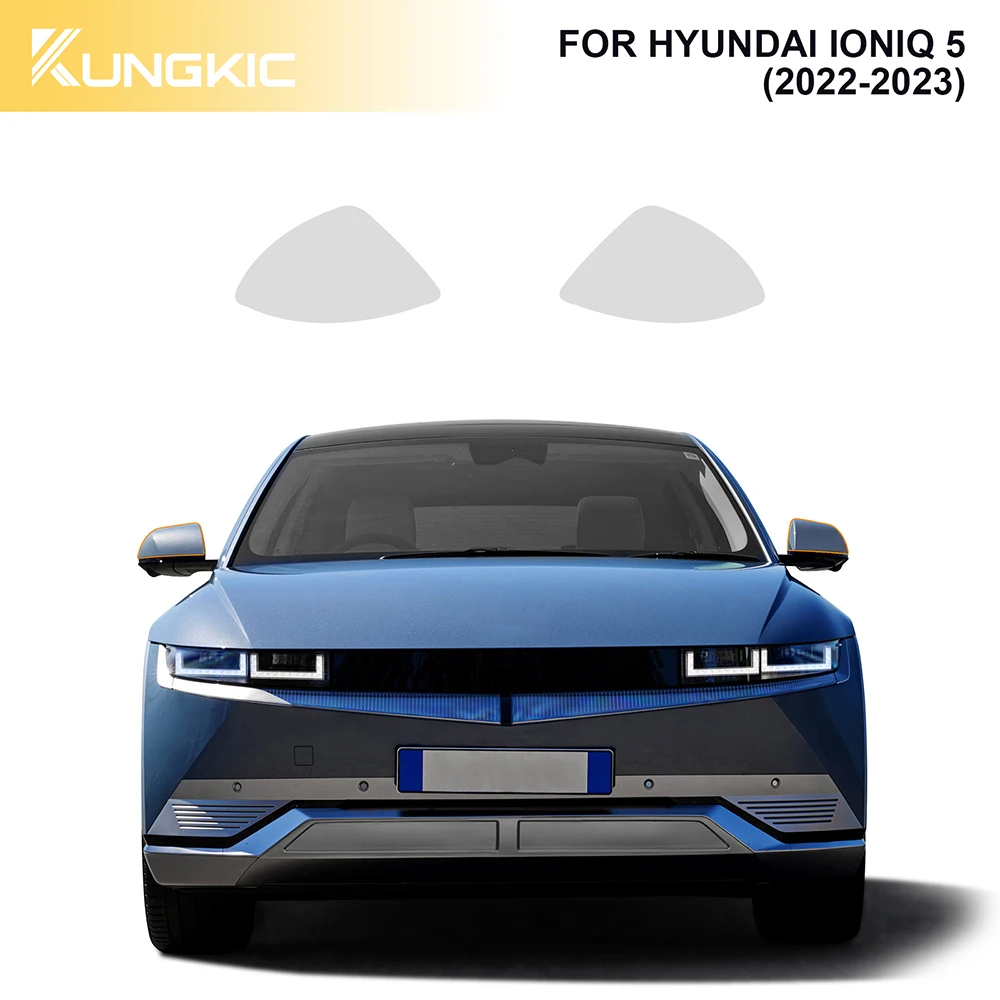 

Защитная пленка для переднего зеркала заднего вида для защиты краски, прозрачная пленка для Hyundai IONIQ 5 2022-23, наклейка против царапин