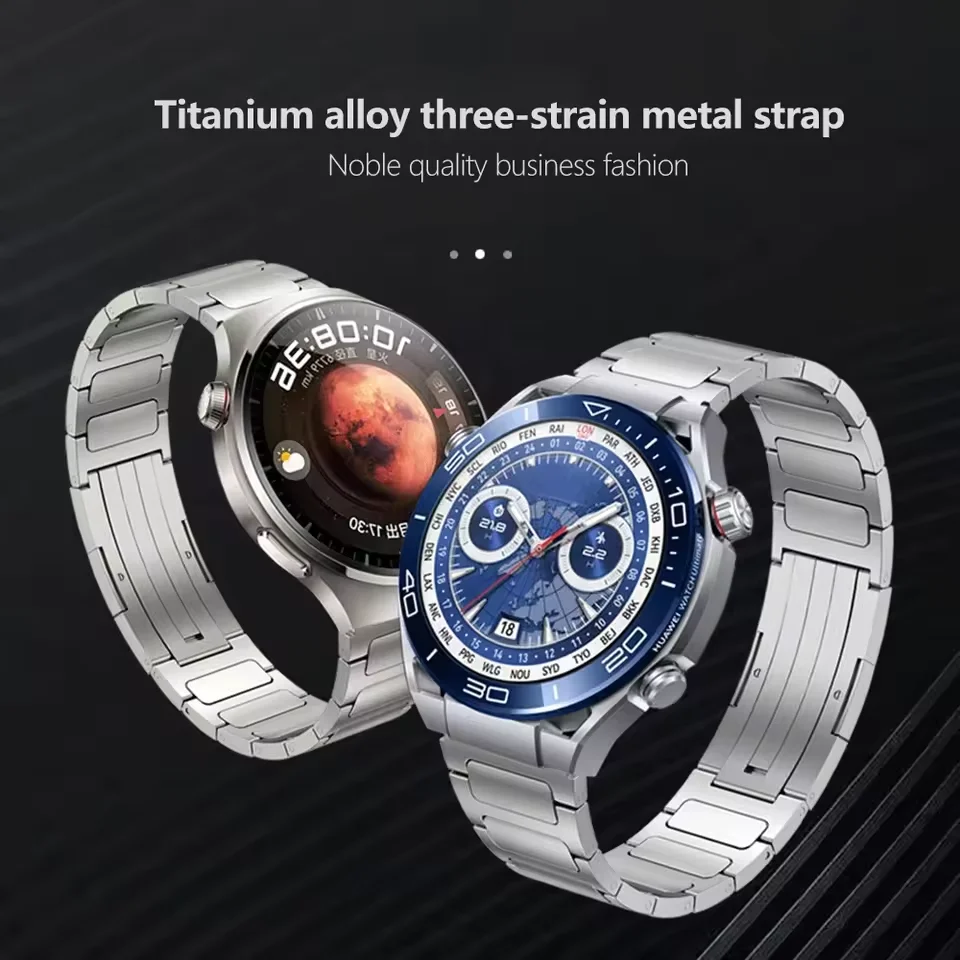 Premium Titanium Metal Bracelet for Huawei Watch D2 - Stainless Steel Replaceable Wristband